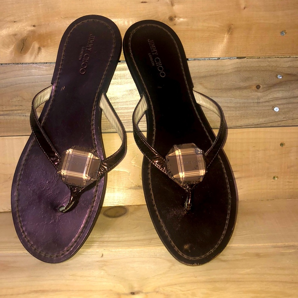 Jimmy choo flip flops